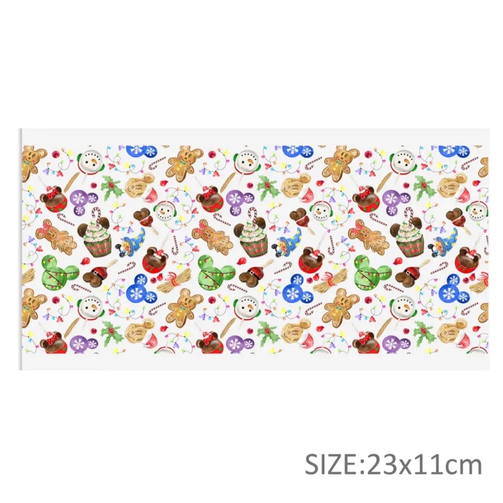 Disney Snacks Christmas Cup Sticker